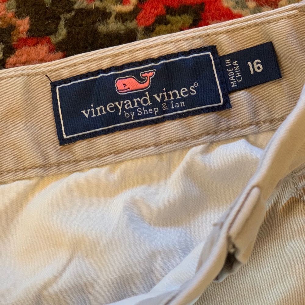 Vineyard Vines Boys Size 16 Khaki Pants